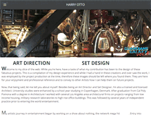 Tablet Screenshot of harryottodesign.com